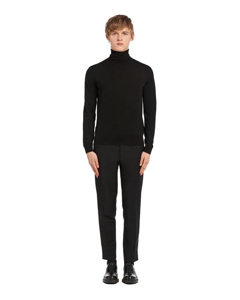 prada turtleneck nylon|prada turtleneck men's.